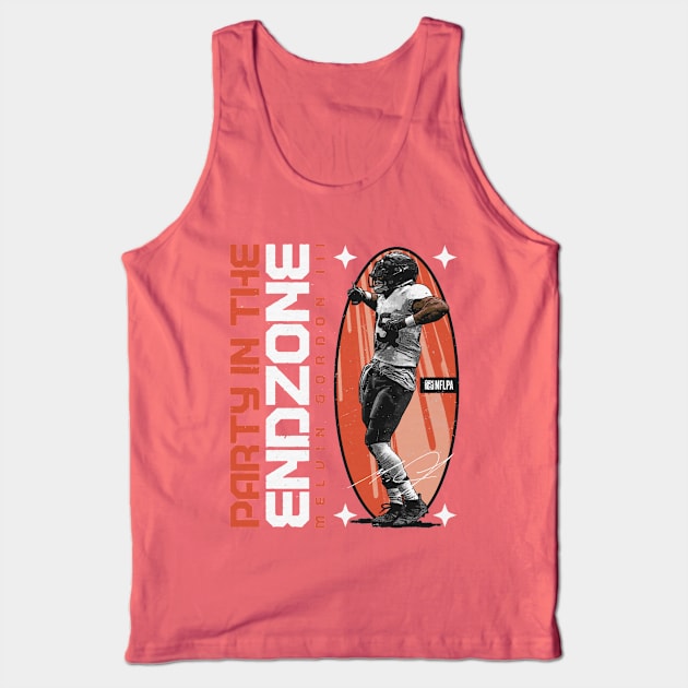 Melvin Gordon Denver Endzone Party Tank Top by Chunta_Design